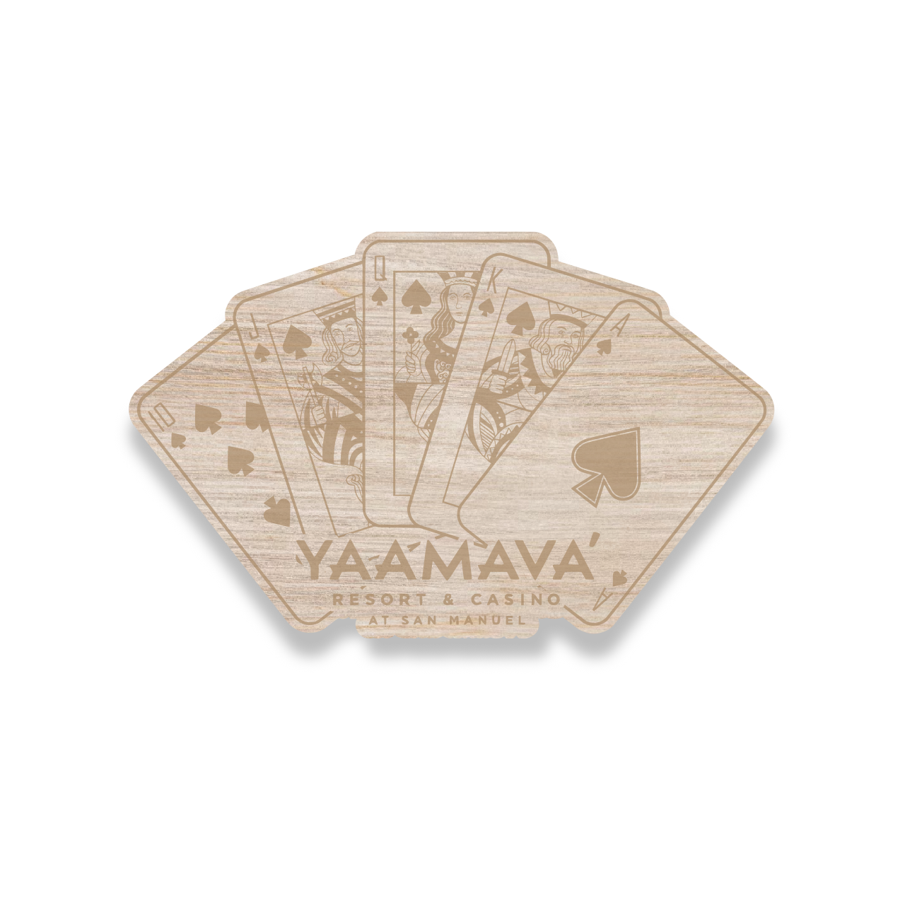Name Drop Wooden Magnets - Earth Tones