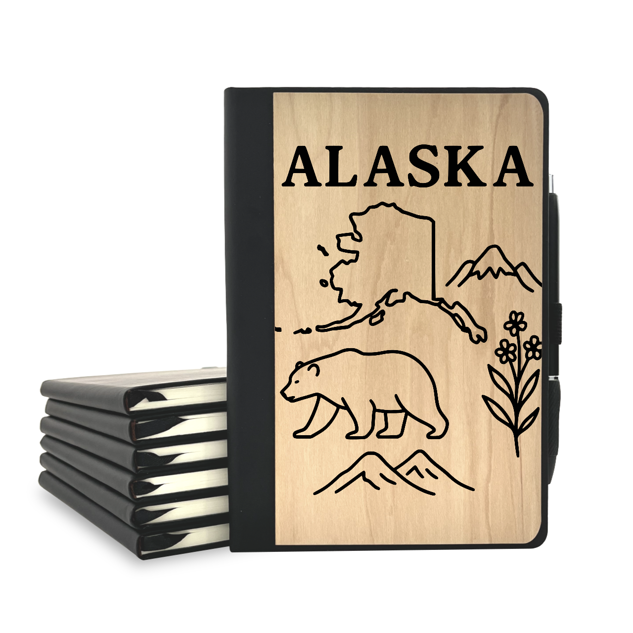 Alaska - Wood Cover Journal