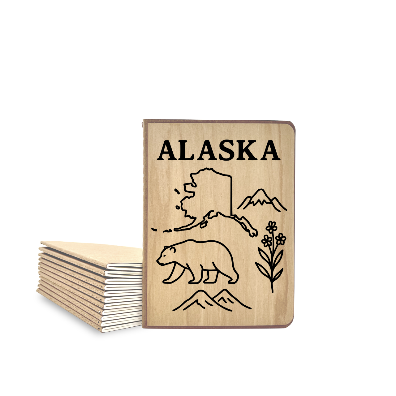 Alaska - Wood Cover Journal
