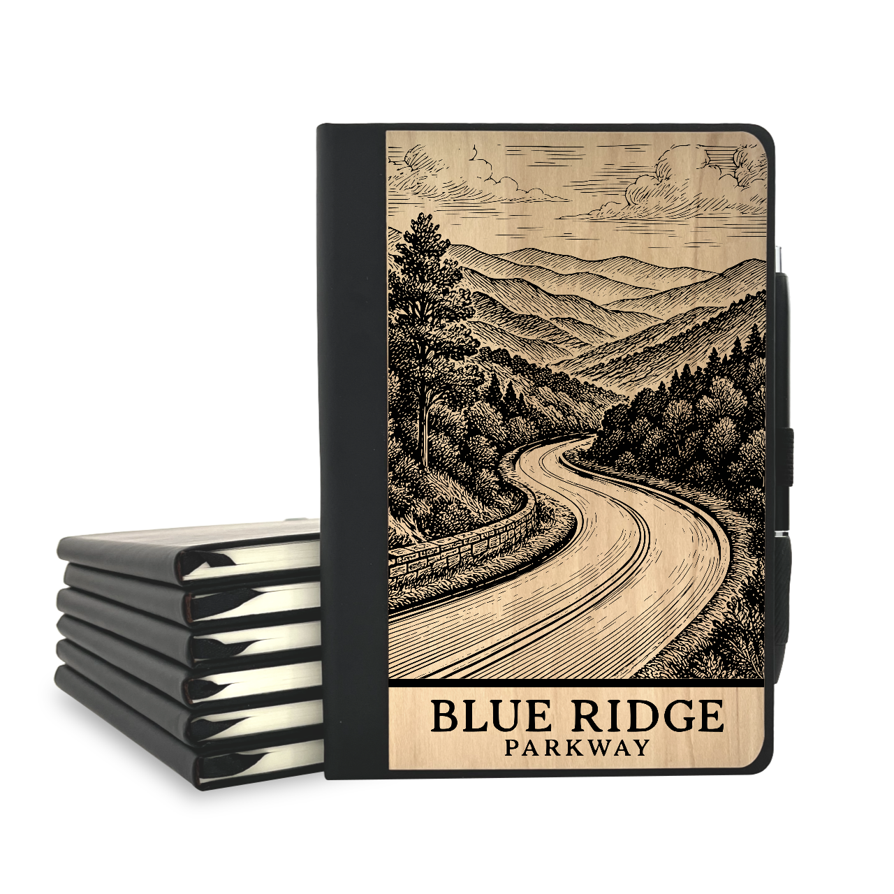 Blue Ridge Parkway - Wood Cover Journal