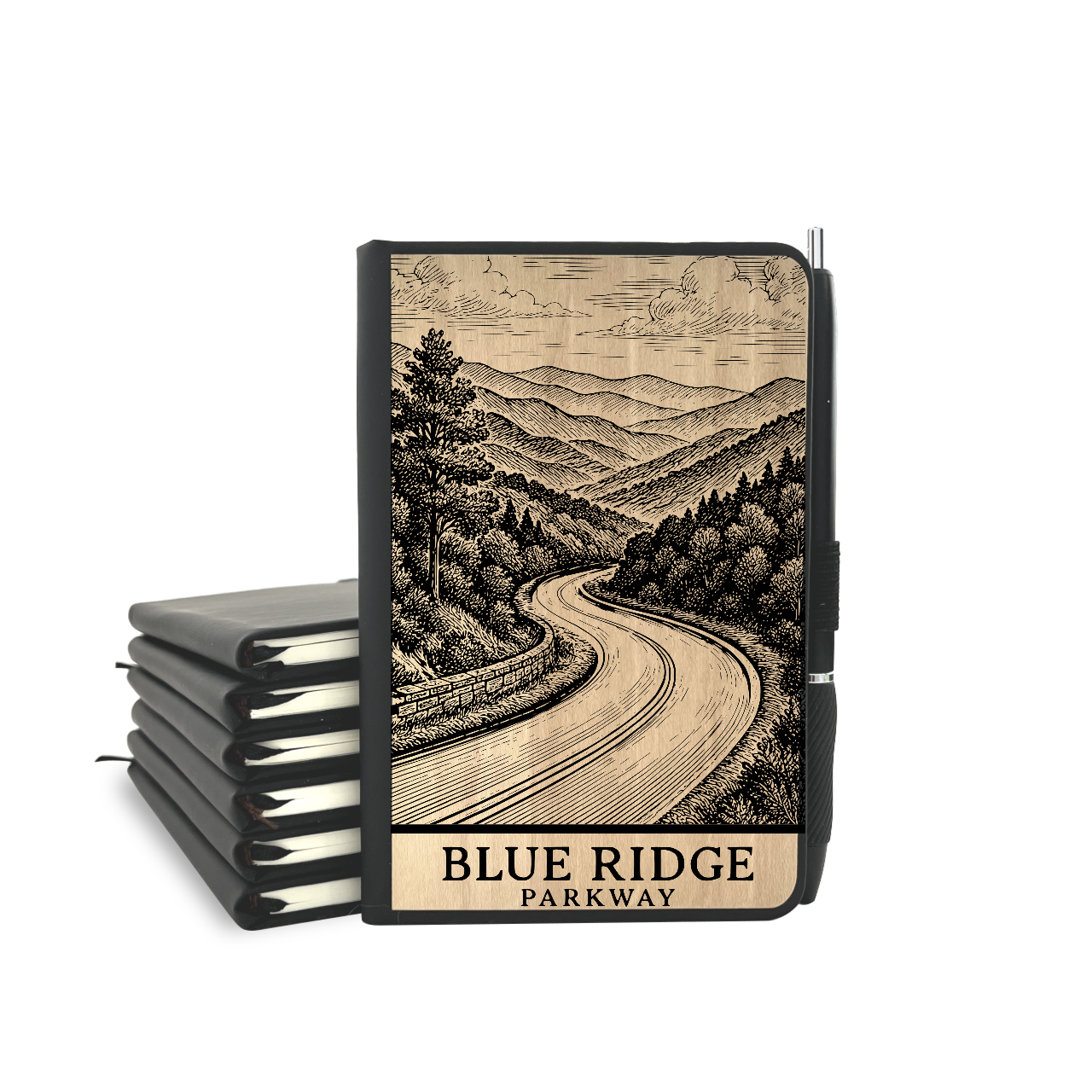 Blue Ridge Parkway - Wood Cover Journal