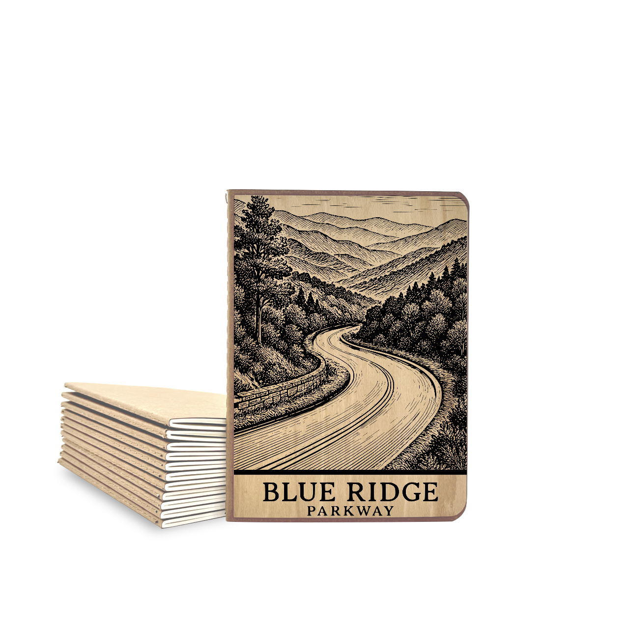 Blue Ridge Parkway - Wood Cover Journal