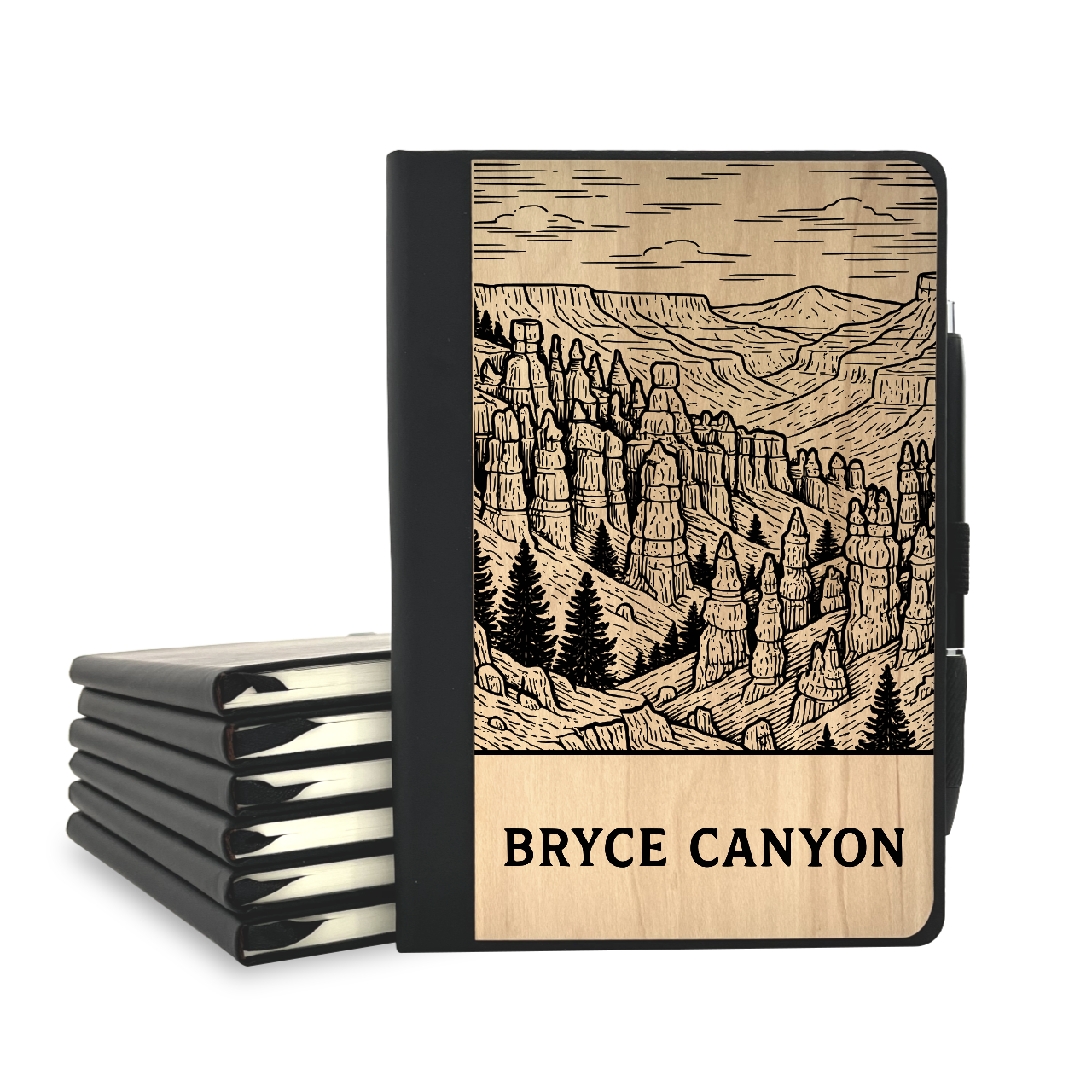 Bryce Canyon - Wood Cover Journal