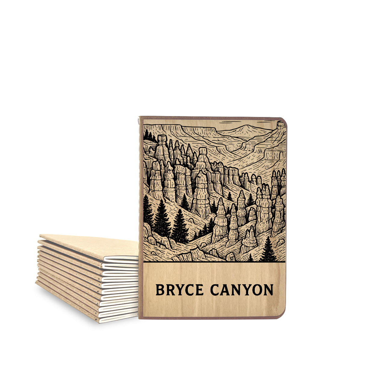 Bryce Canyon - Wood Cover Journal