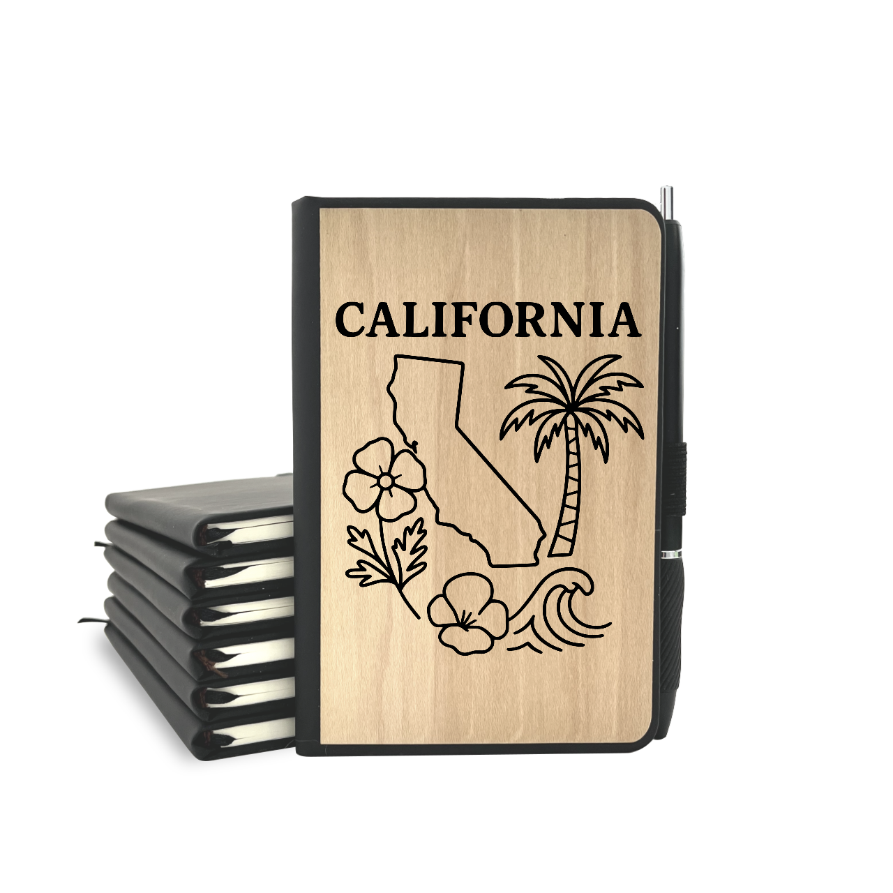 California - Wood Cover Journal