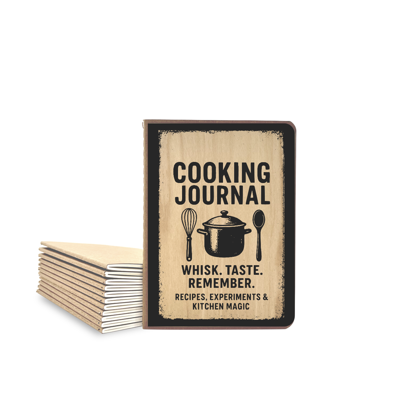 Cooking Journal - Wood Cover