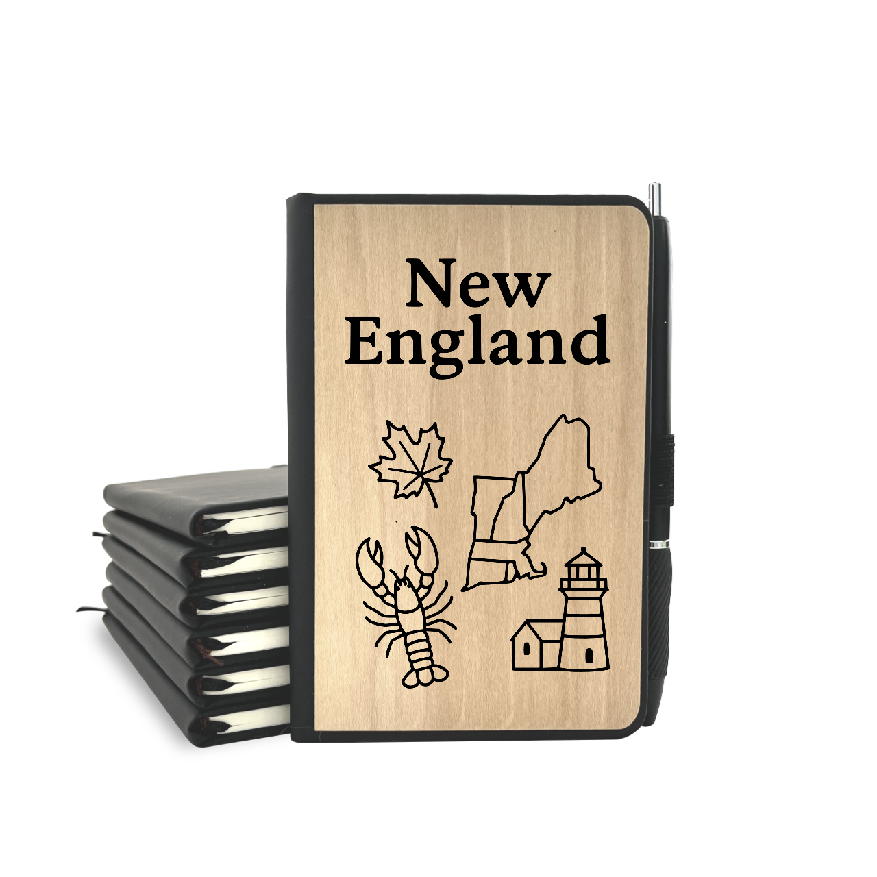 New England - Wood Cover Journal