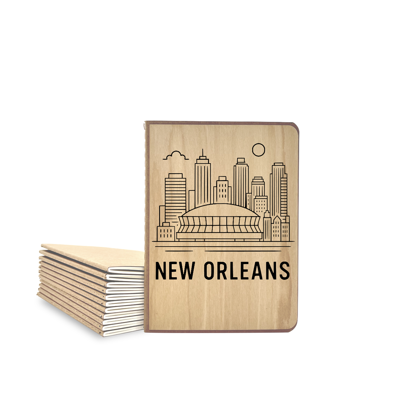 New Orleans - Wood Cover Journal