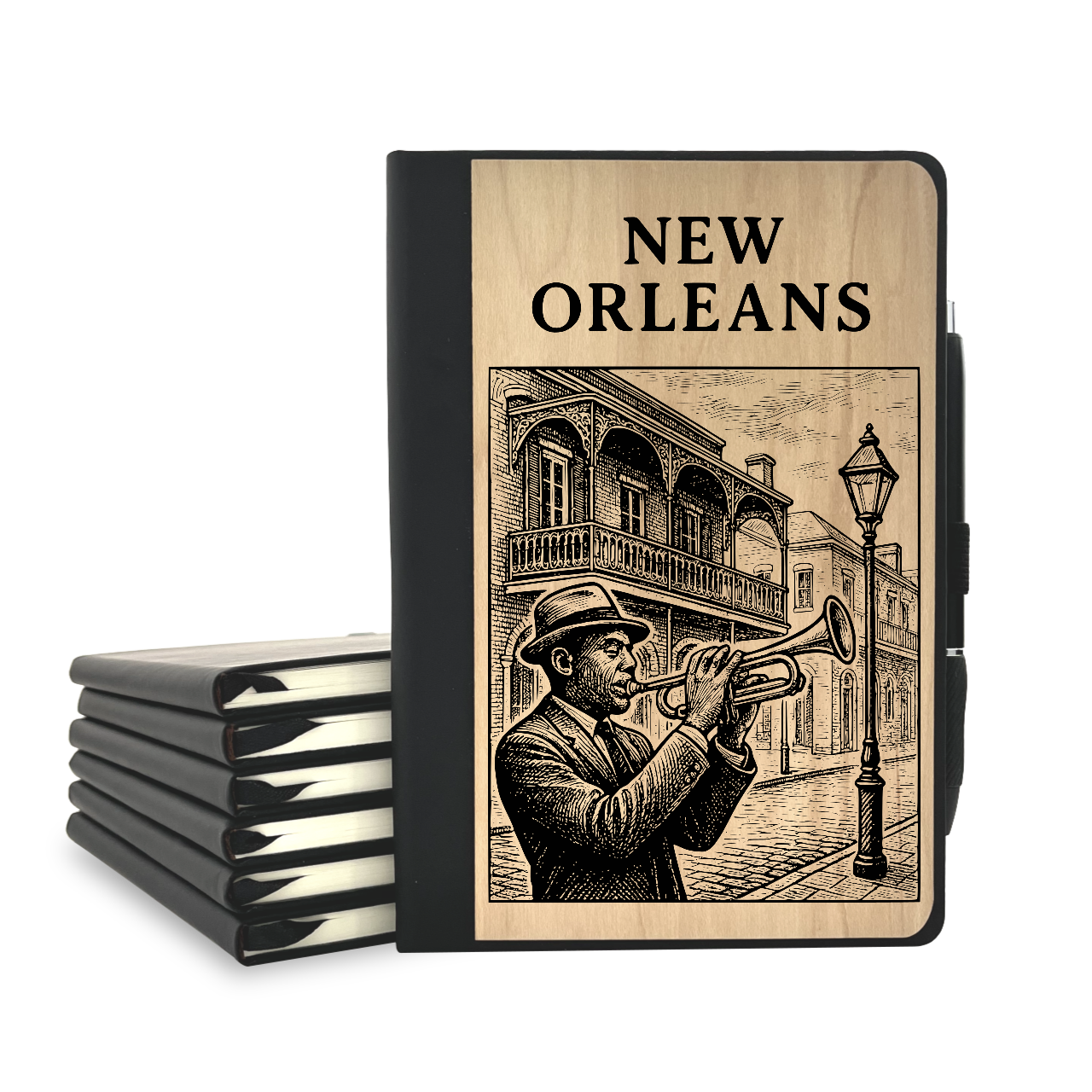 New Orleans 2 - Wood Cover Journal