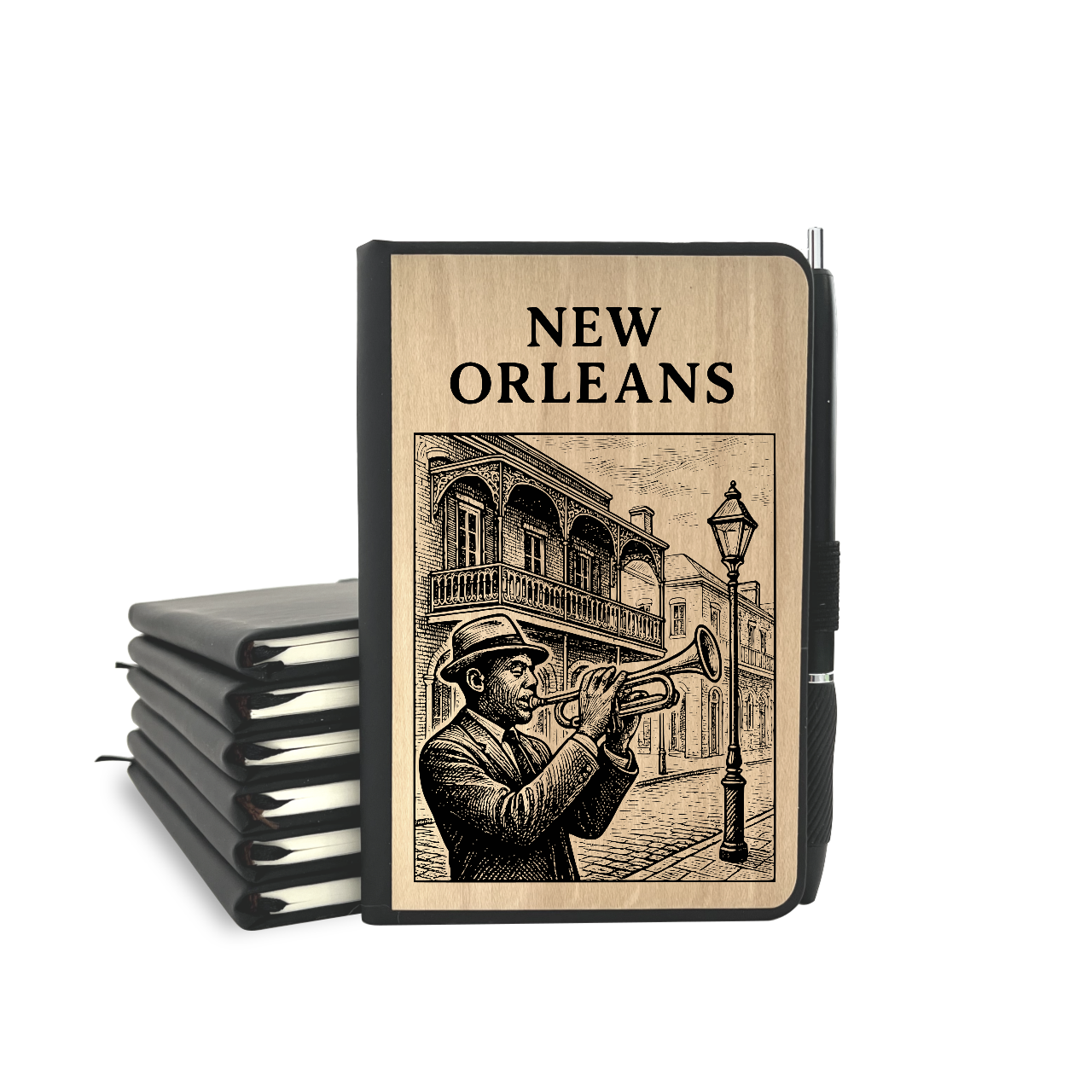 New Orleans 2 - Wood Cover Journal