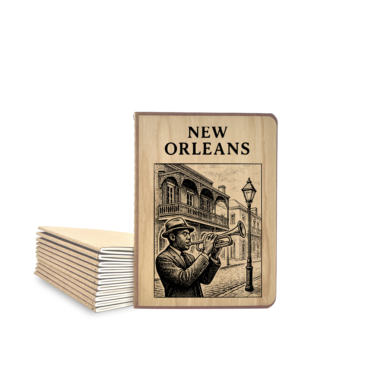 New Orleans 2 - Wood Cover Journal