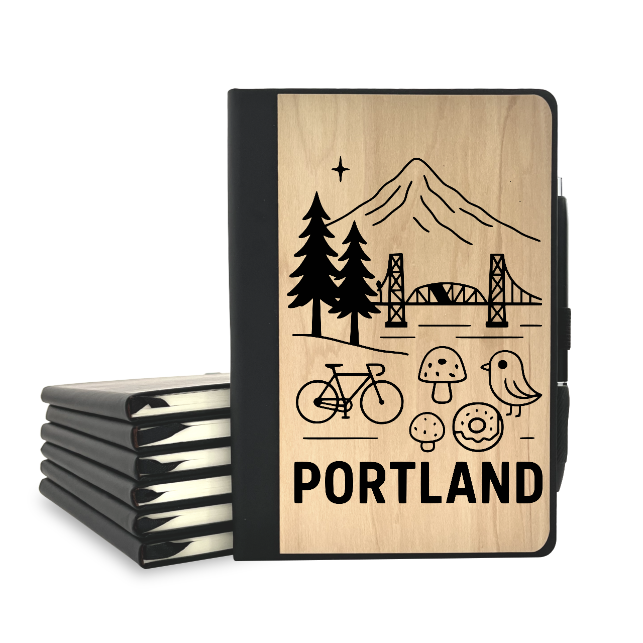 Portland - Wood Cover Journal