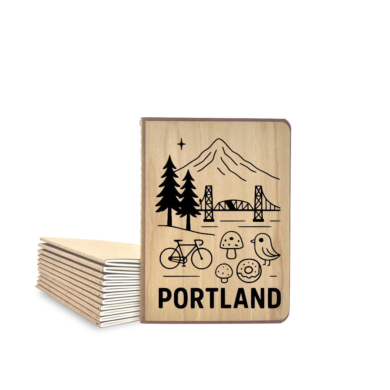 Portland - Wood Cover Journal