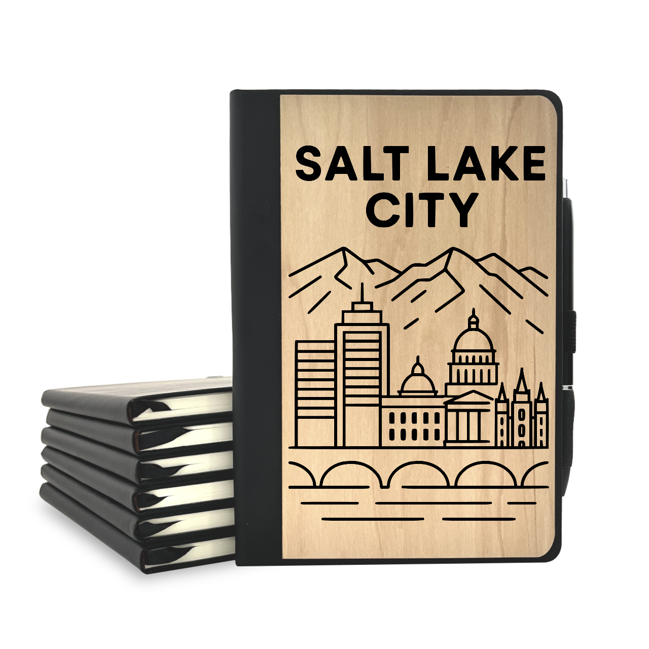 Salt Lake City - Wood Cover Journal