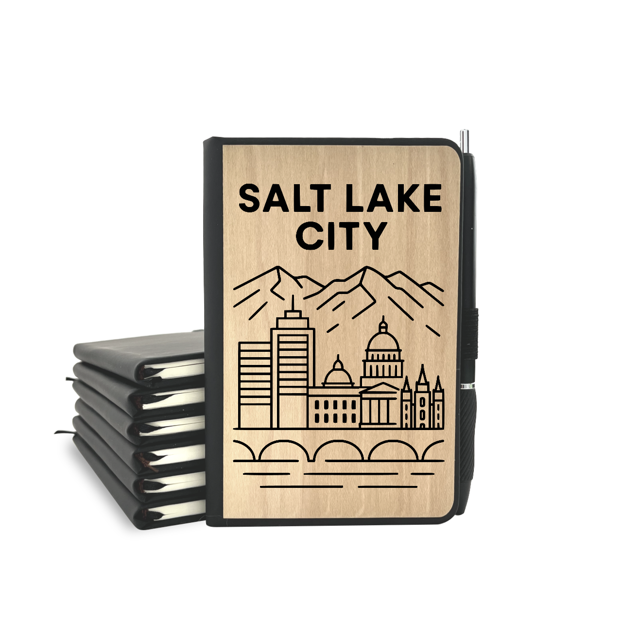 Salt Lake City - Wood Cover Journal