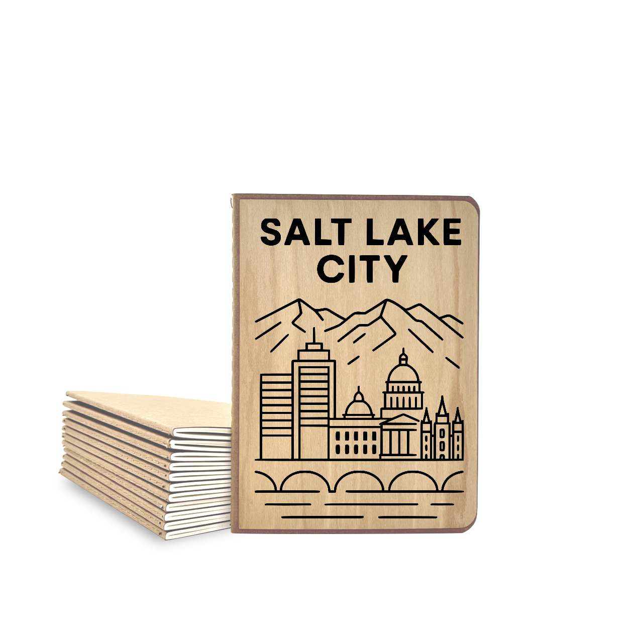 Salt Lake City - Wood Cover Journal
