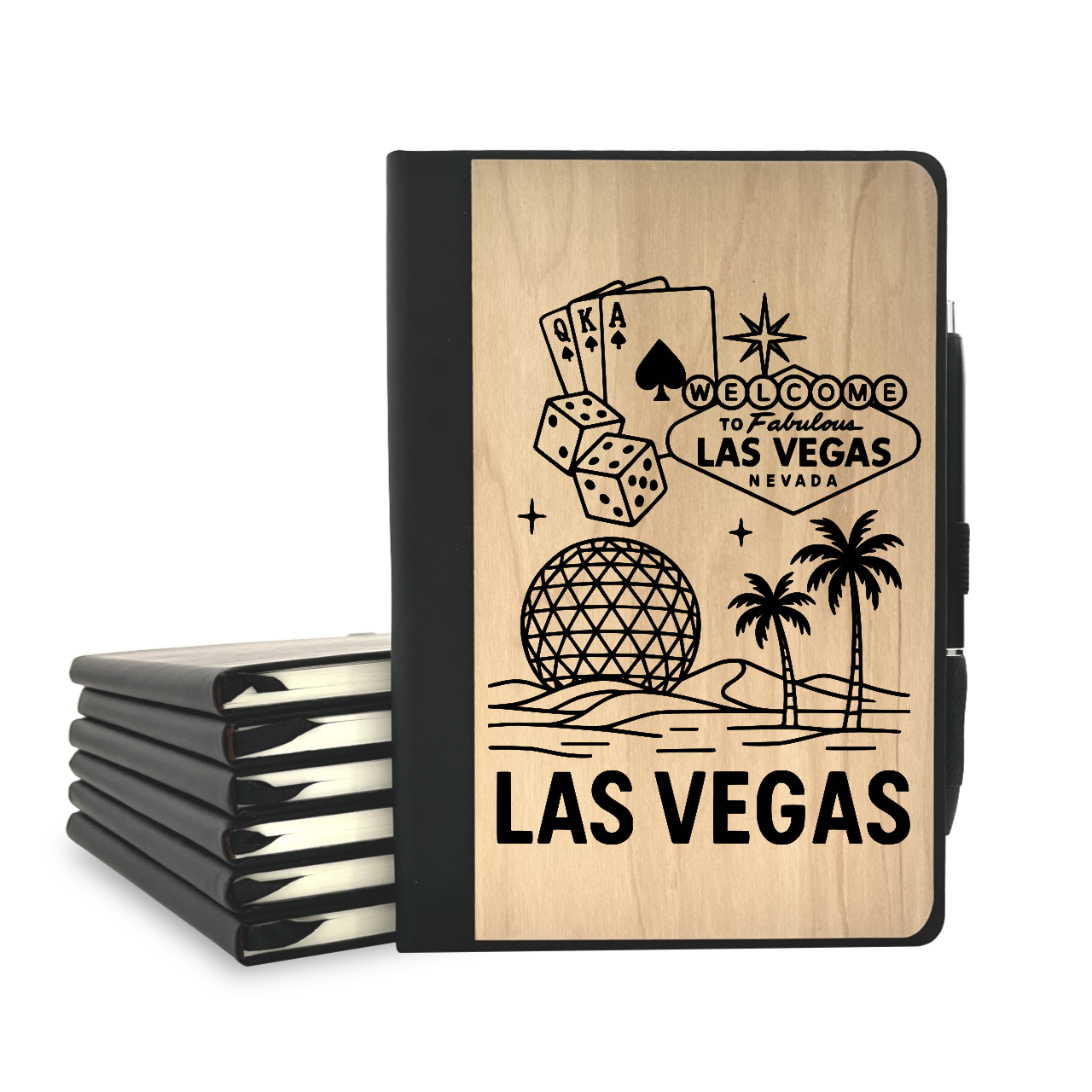 Las Vegas - Wood Cover Journal