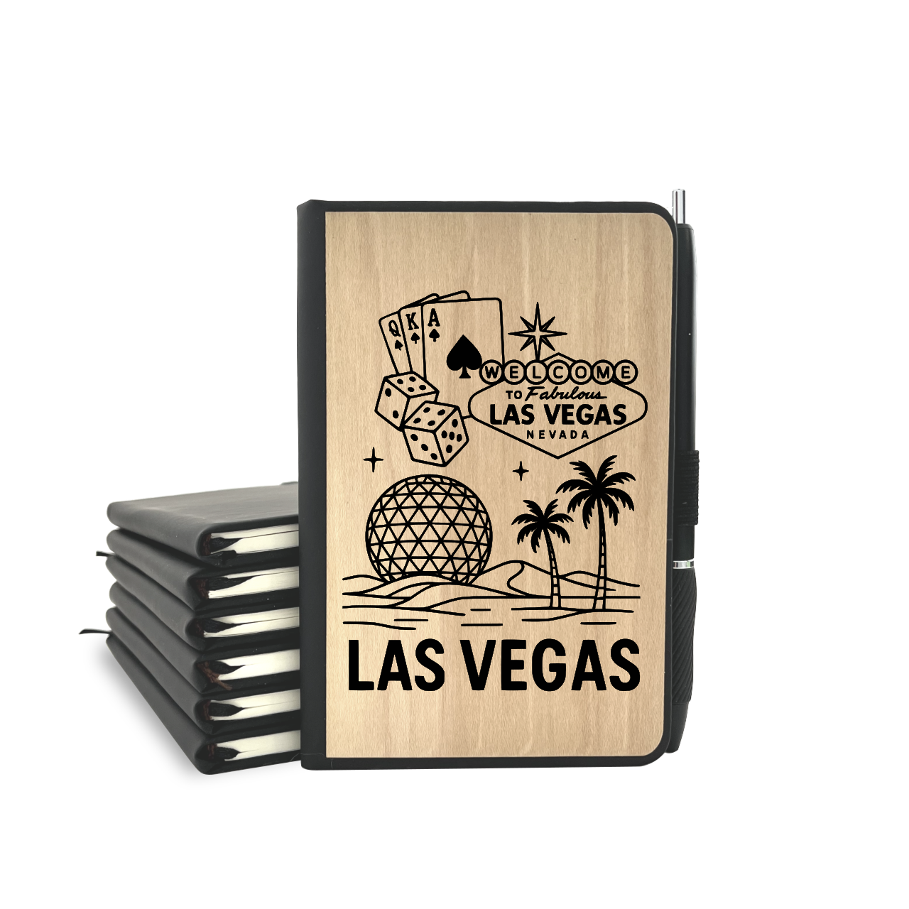 Las Vegas - Wood Cover Journal