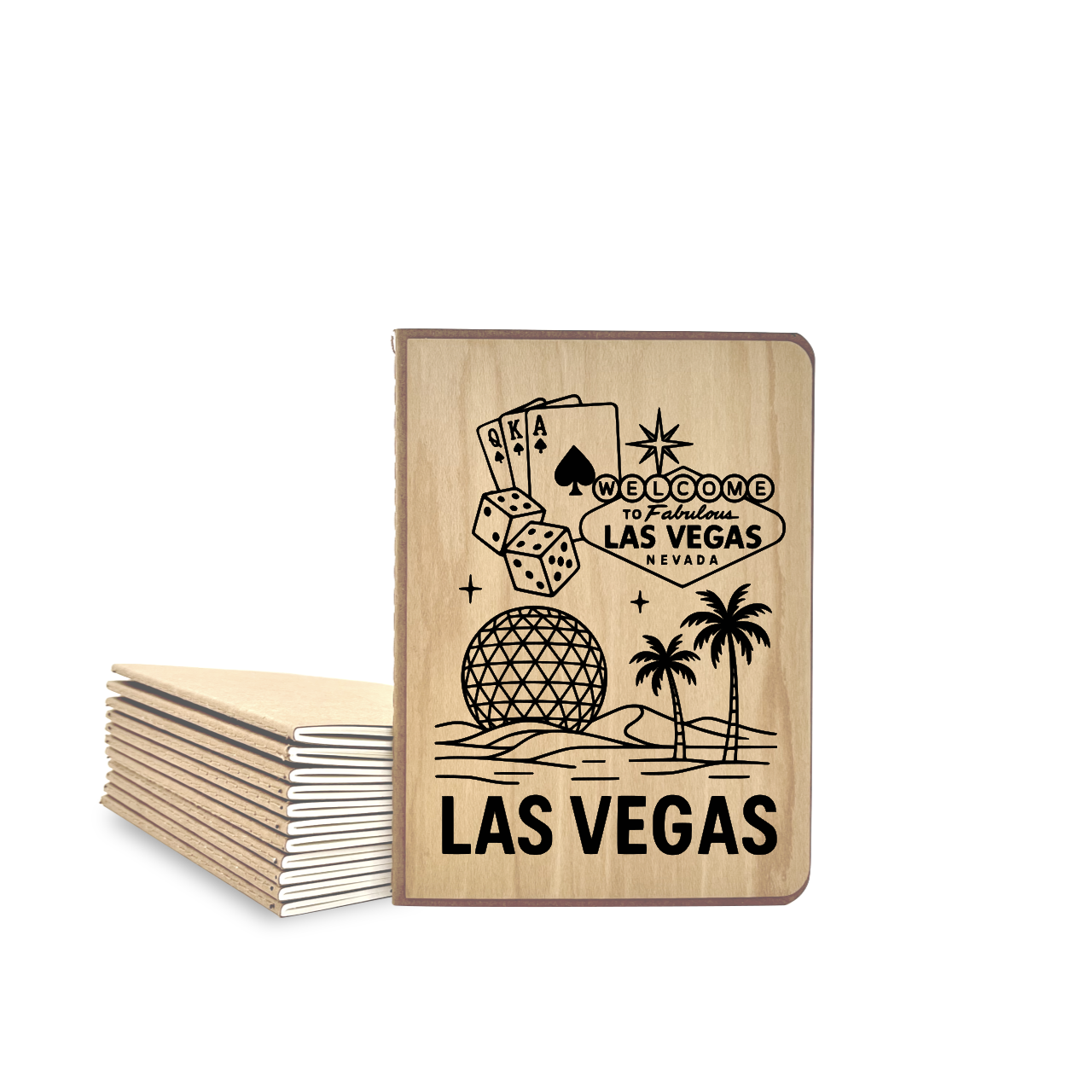 Las Vegas - Wood Cover Journal