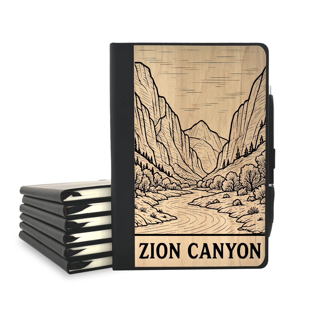 Zion Canyon - Wood Cover Journal