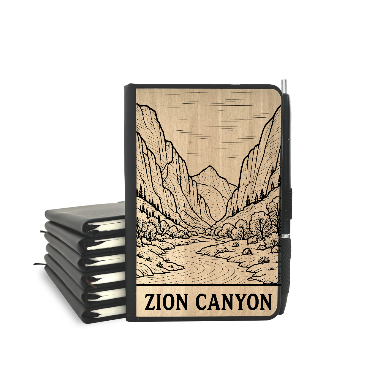 Zion Canyon - Wood Cover Journal