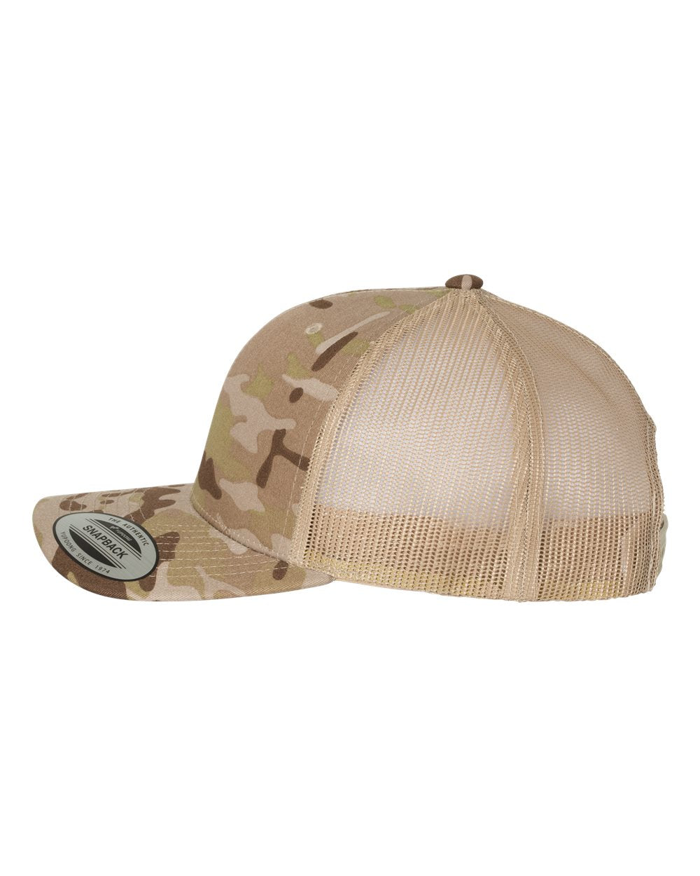 Multicam YP Trucker Cap with Custom Leather Patch