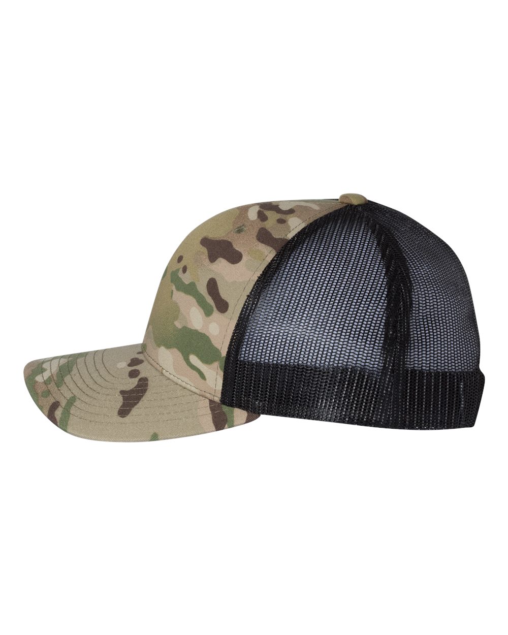 Multicam YP Trucker Cap with Custom Leather Patch