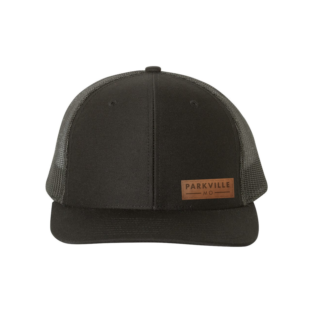 Richardson 112 Trucker Hat with Custom Leather Patch