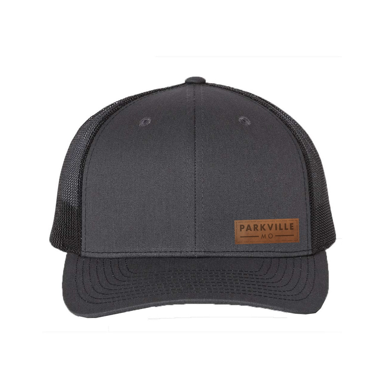 Richardson 112 Trucker Hat with Custom Leather Patch