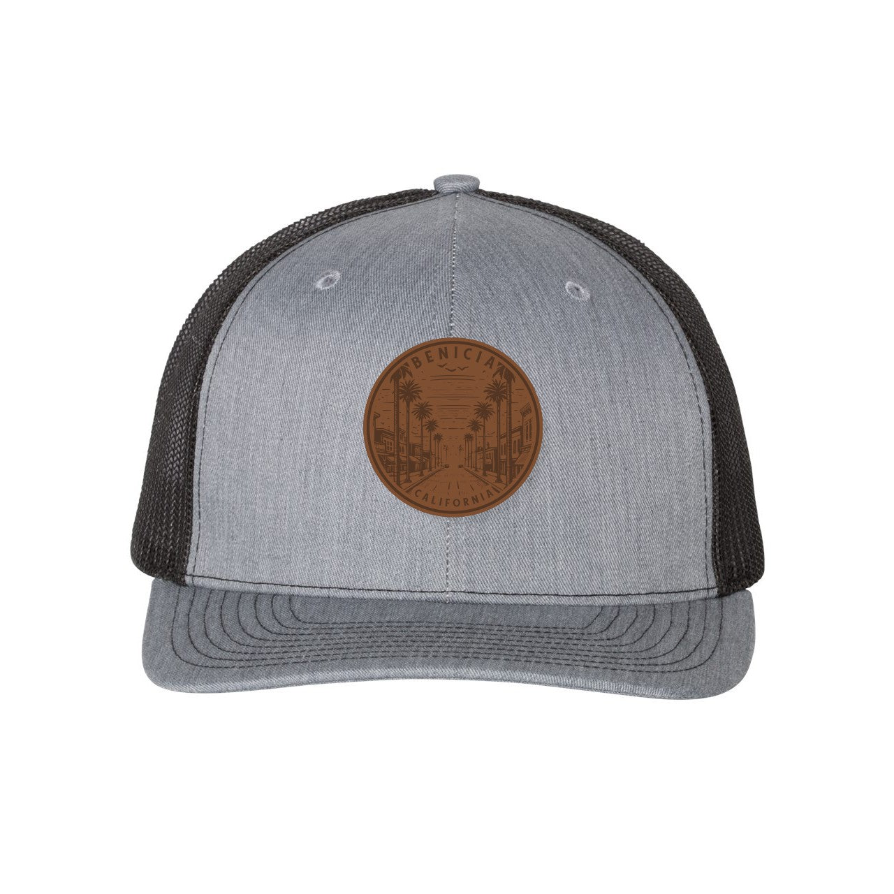 Richardson 112 Trucker Hat with Custom Leather Patch