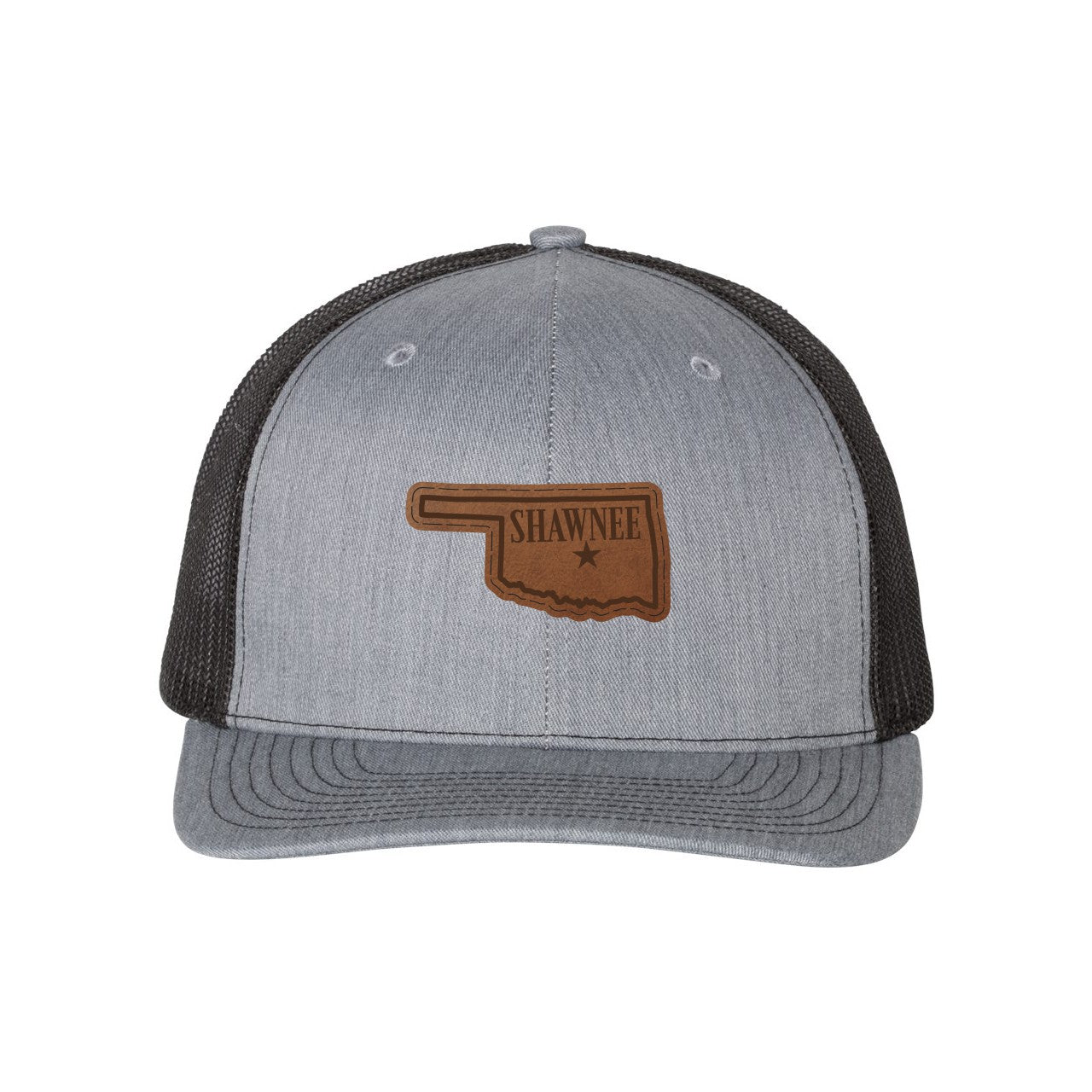 Richardson 112 Trucker Hat with Custom Leather Patch