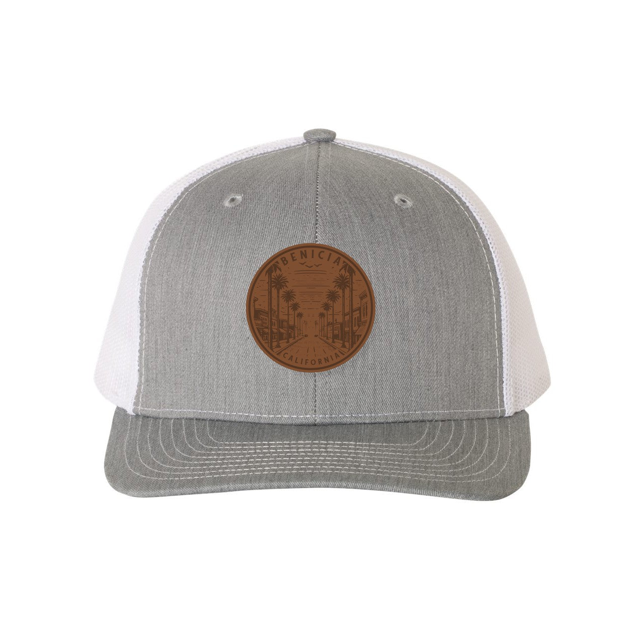 Richardson 112 Trucker Hat with Custom Leather Patch