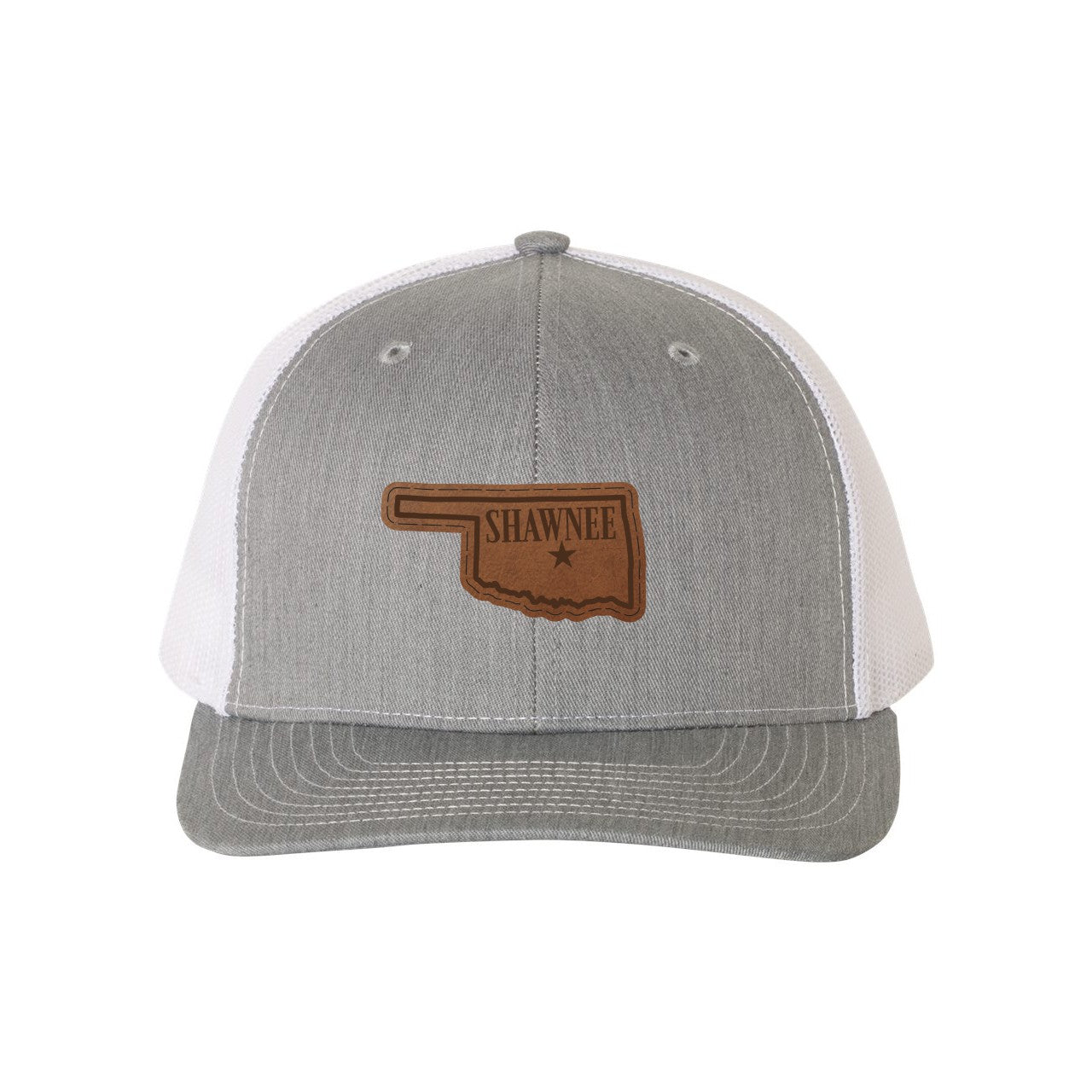 Richardson 112 Trucker Hat with Custom Leather Patch
