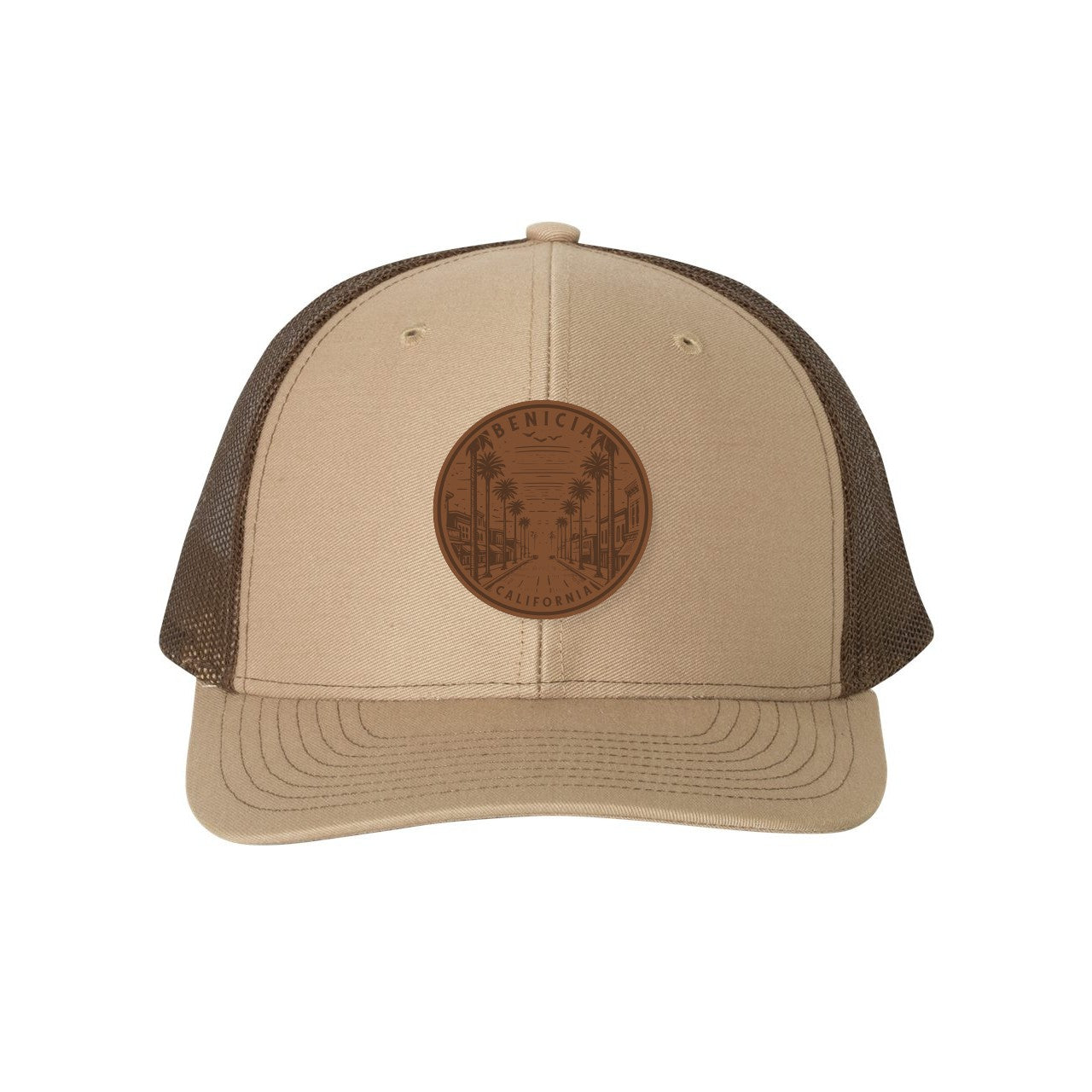 Richardson 112 Trucker Hat with Custom Leather Patch