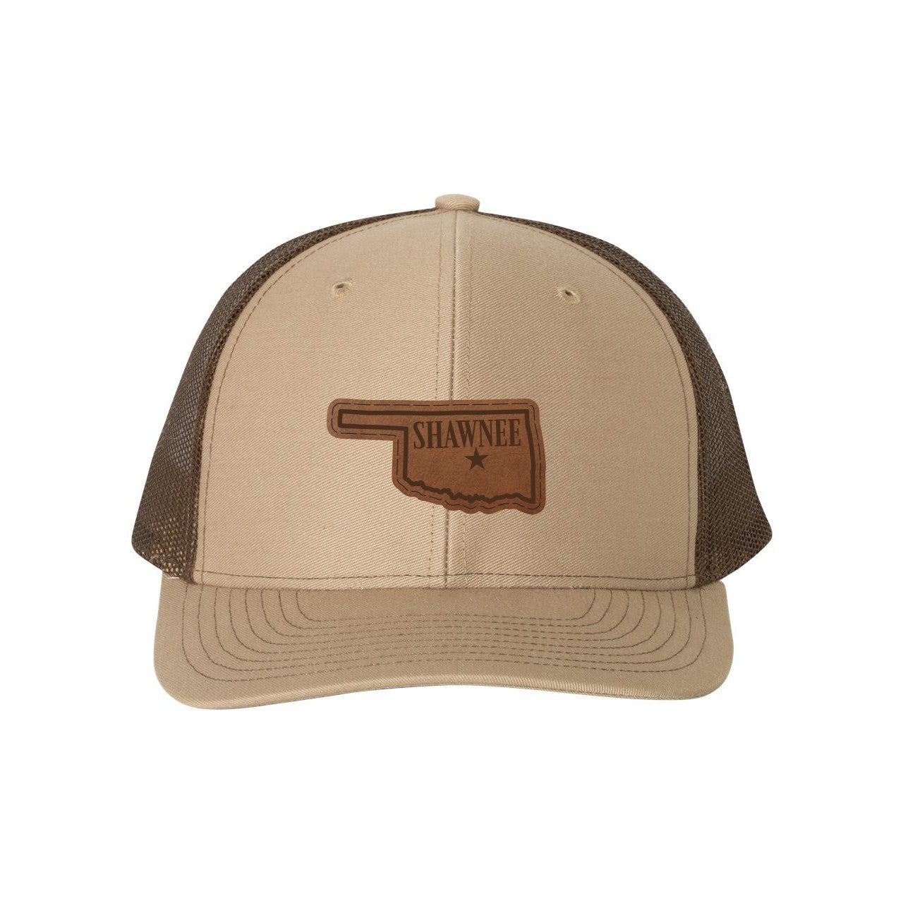 Richardson 112 Trucker Hat with Custom Leather Patch
