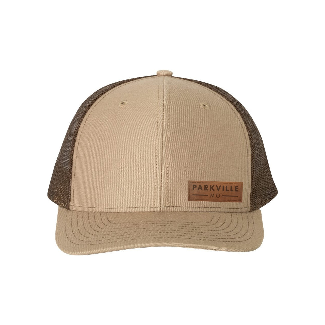 Richardson 112 Trucker Hat with Custom Leather Patch