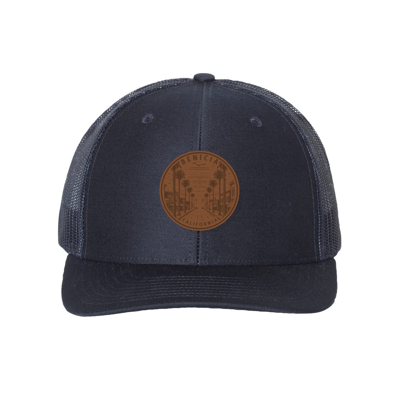 Richardson 112 Trucker Hat with Custom Leather Patch