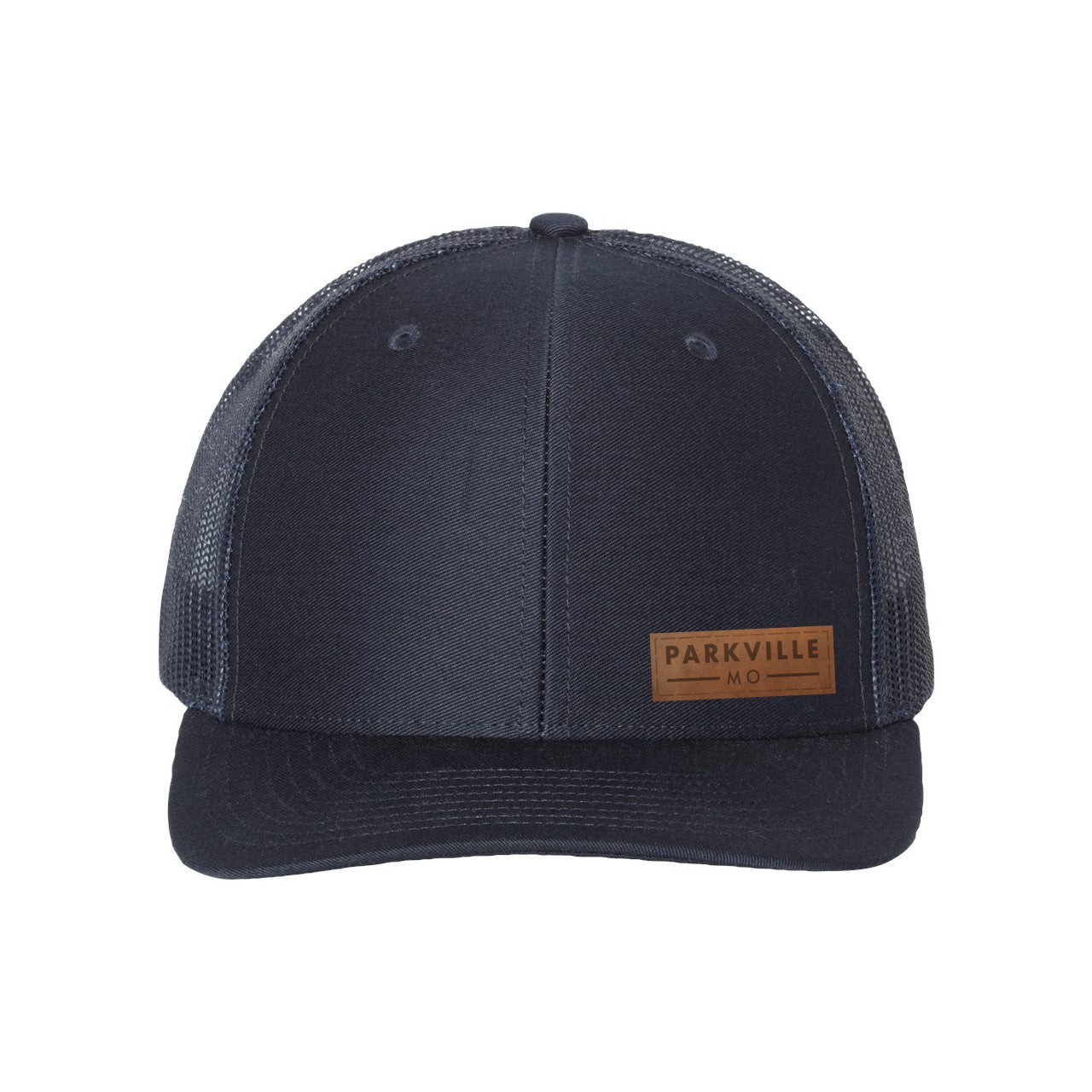 Richardson 112 Trucker Hat with Custom Leather Patch