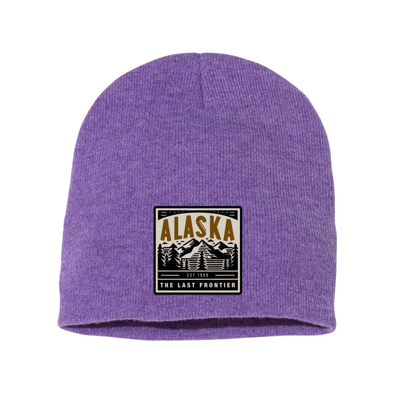 8" Beanie Cap with Custom Woven Patch