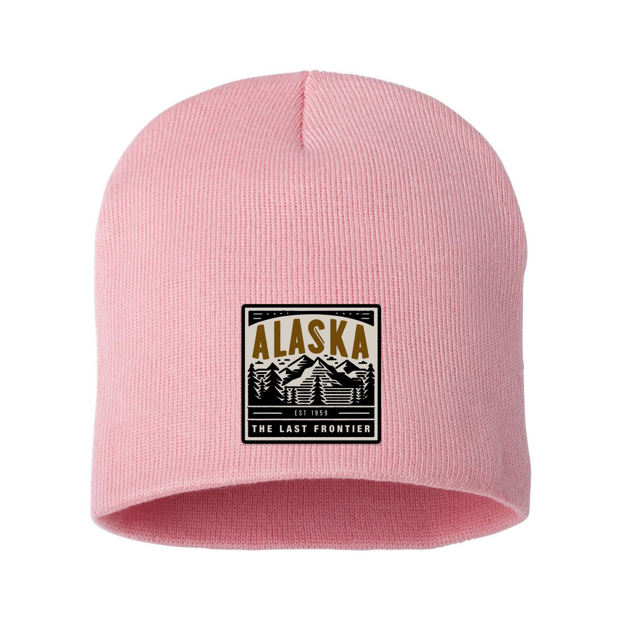 8" Beanie Cap with Custom Woven Patch