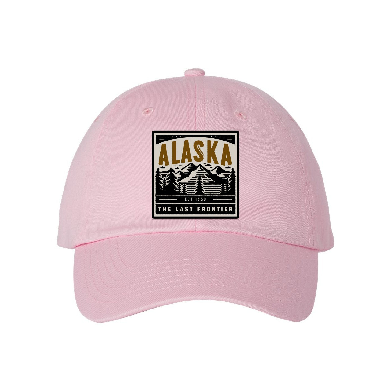 Bio-Washed Dad Cap with Custom Woven Patch