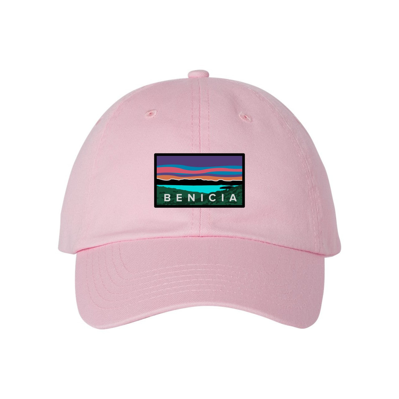 Bio-Washed Dad Cap with Custom Woven Patch