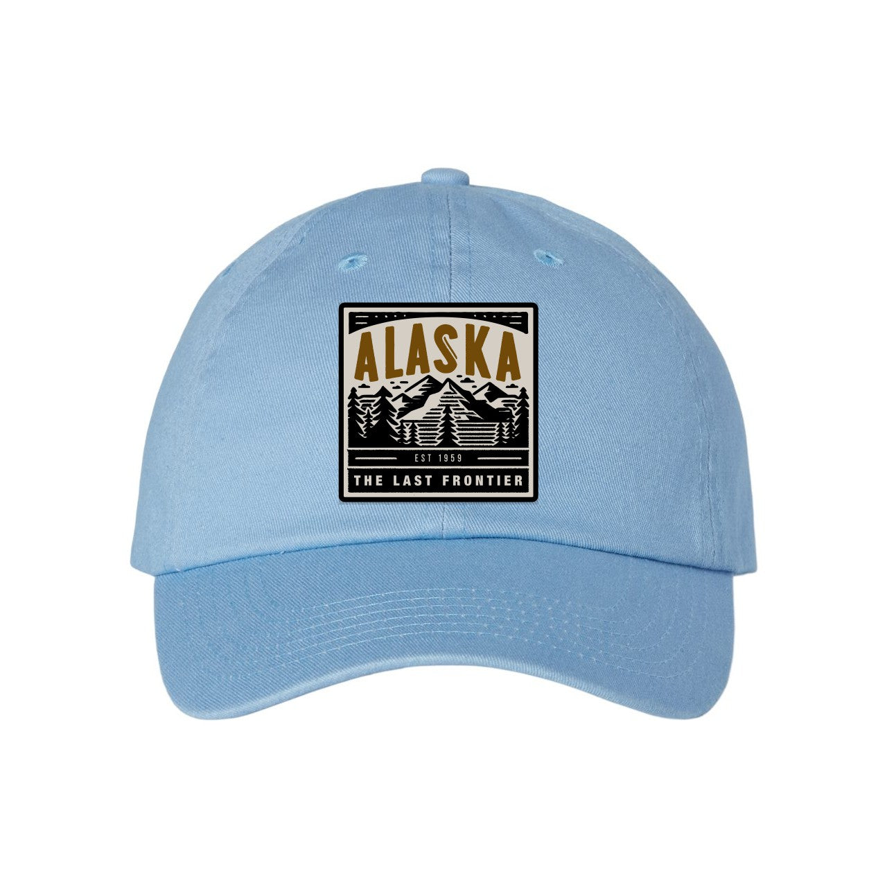 Bio-Washed Dad Cap with Custom Woven Patch