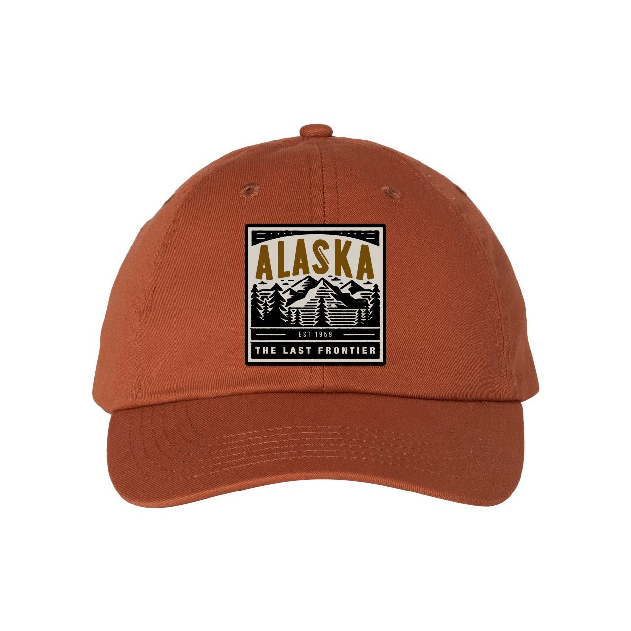 Bio-Washed Dad Cap with Custom Woven Patch