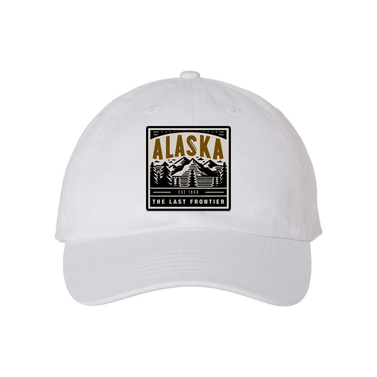 Bio-Washed Dad Cap with Custom Woven Patch
