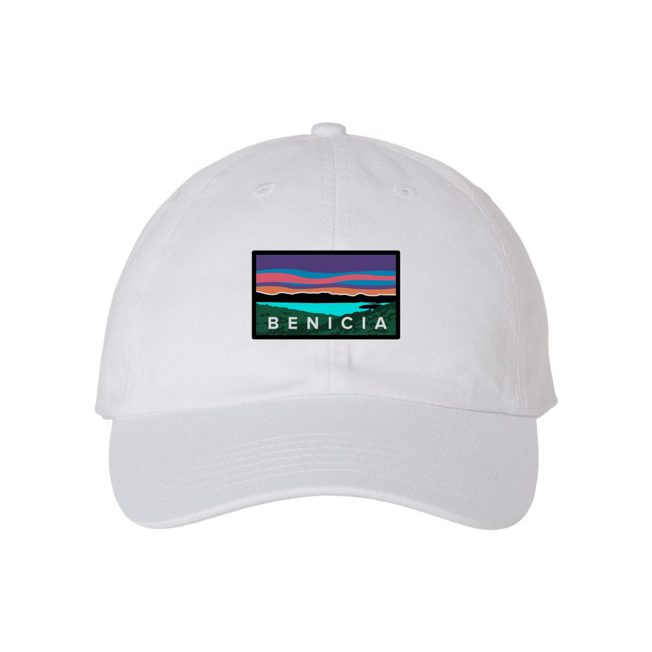 Bio-Washed Dad Cap with Custom Woven Patch