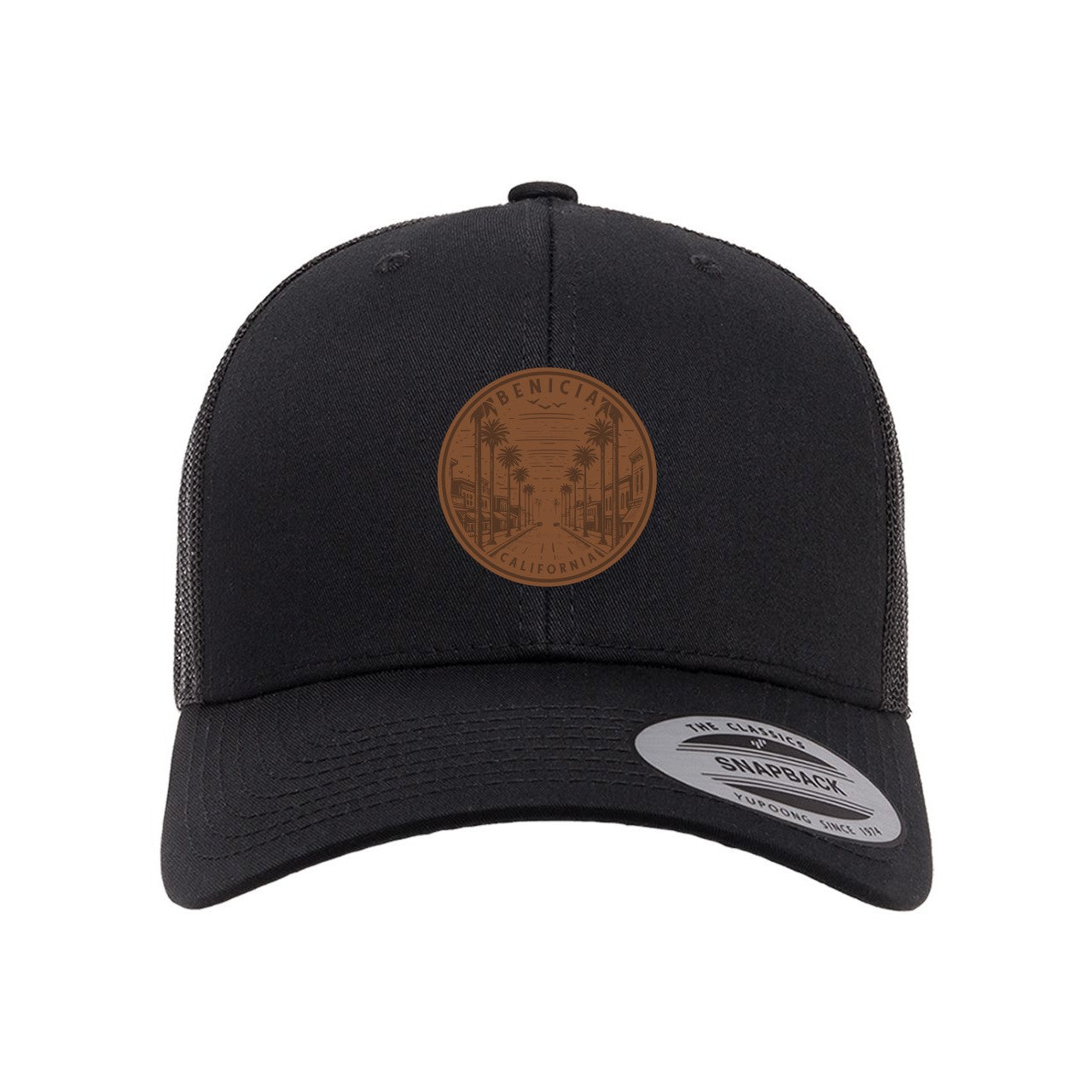 YP Trucker Hat with Custom Leather Patch