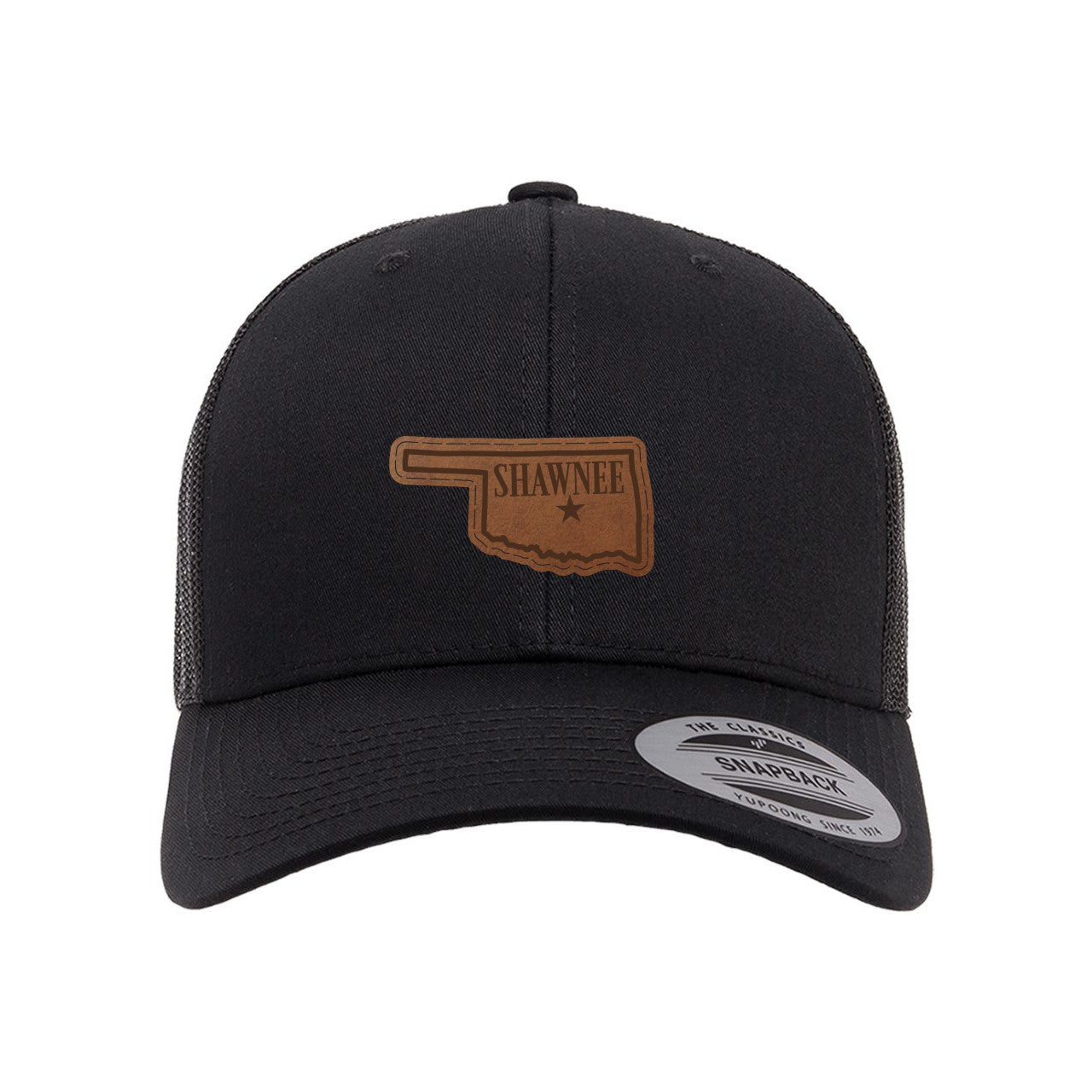 YP Trucker Hat with Custom Leather Patch