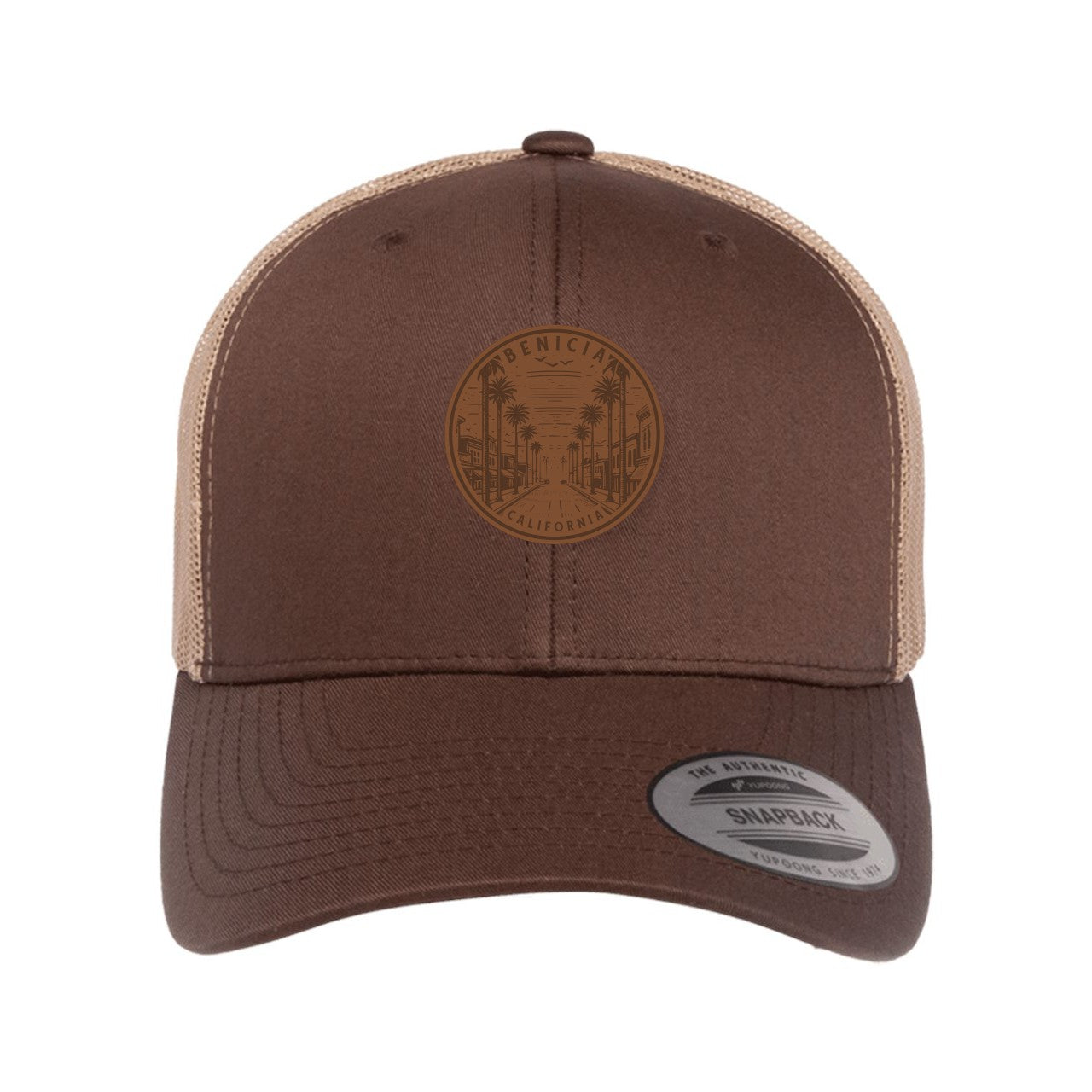 YP Trucker Hat with Custom Leather Patch