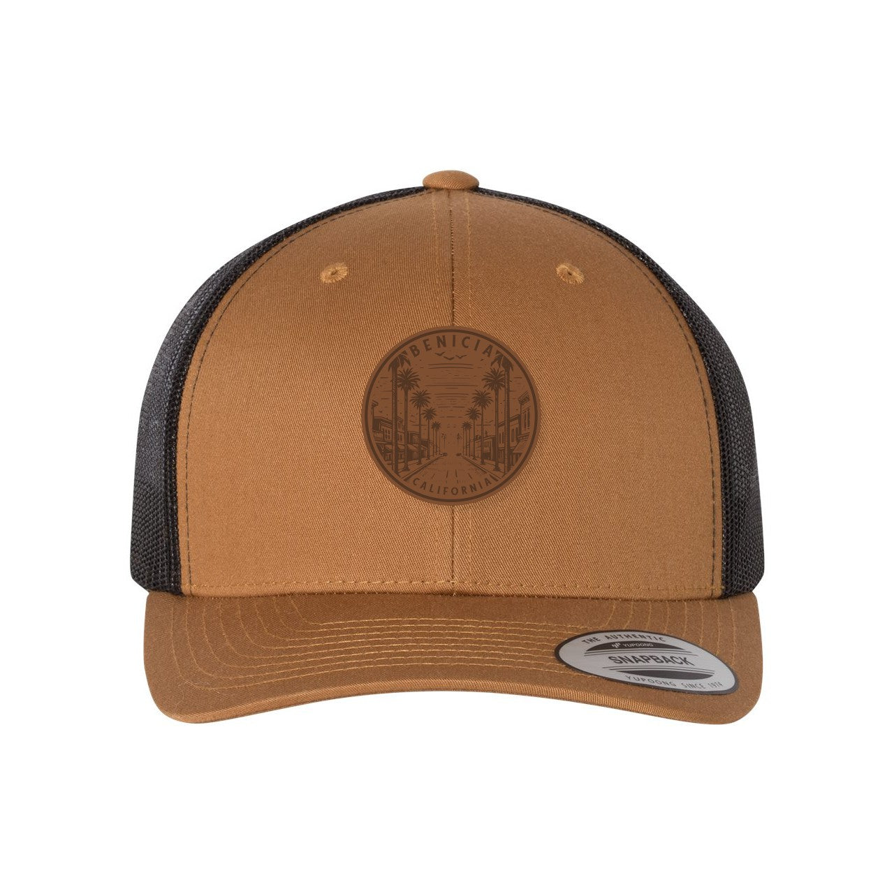 YP Trucker Hat with Custom Leather Patch